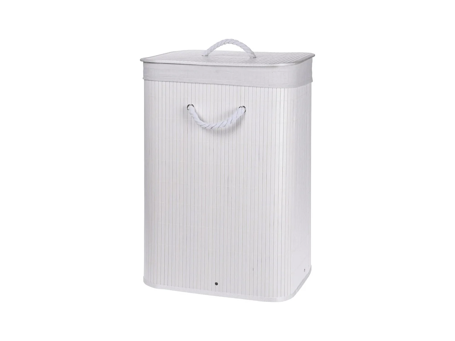 Bathroom Solutions Panier à linge pliable Blanc