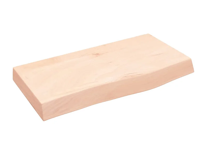 Étagère murale 60x30x(2-6) cm bois de chêne massif non traité