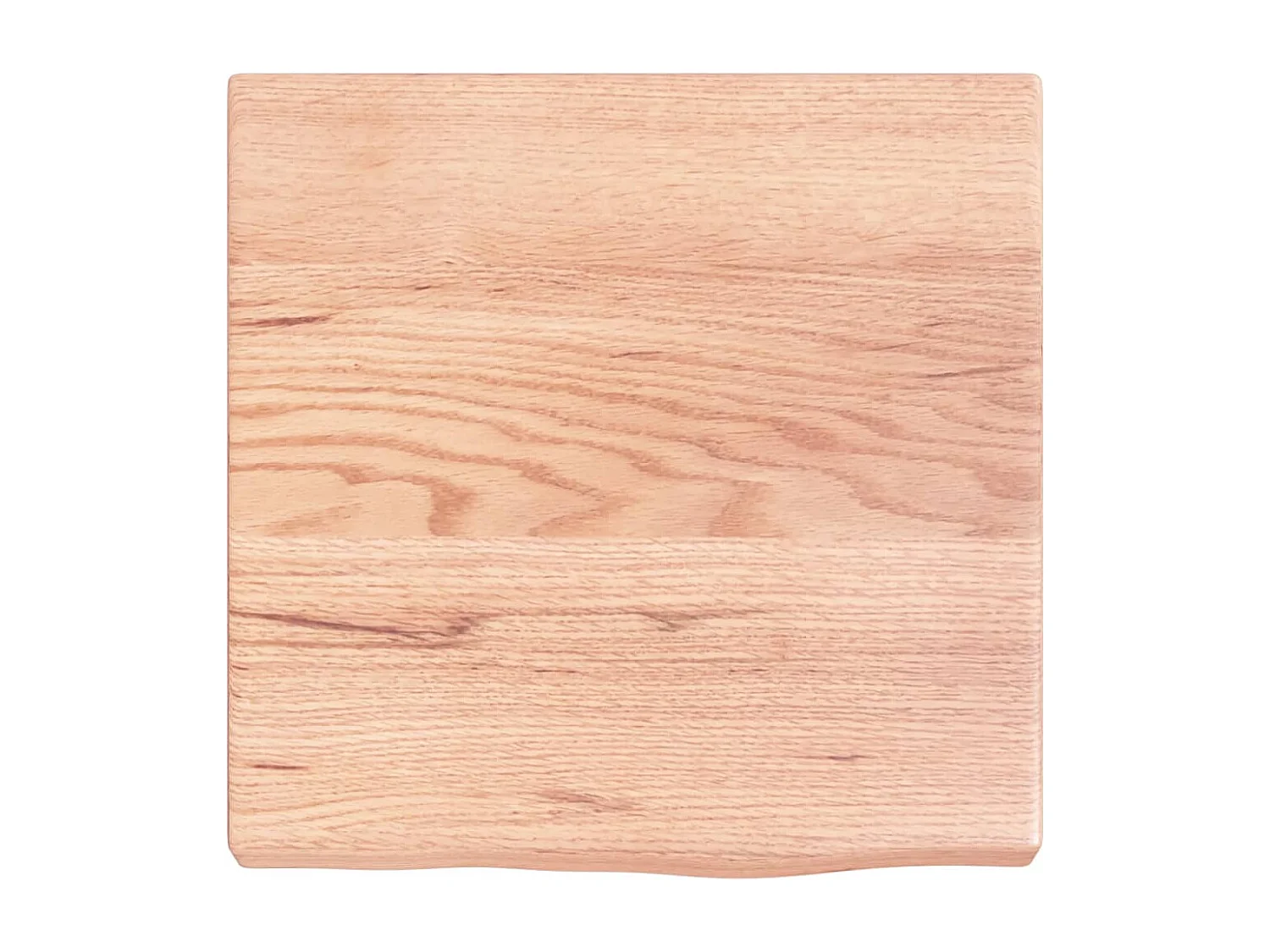 Étagère murale marron clair bois chêne massif traité