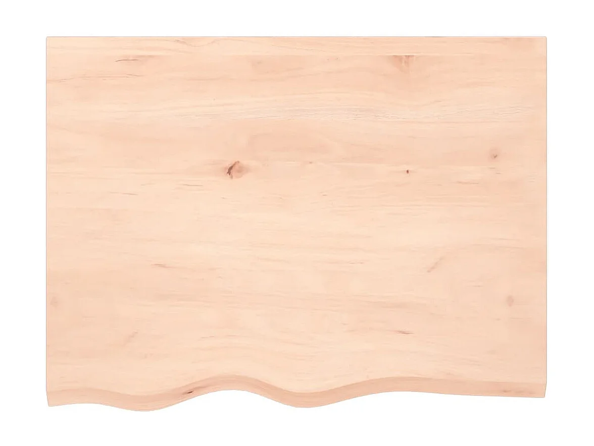 Étagère murale 80x60x2 bois de chêne massif non traité