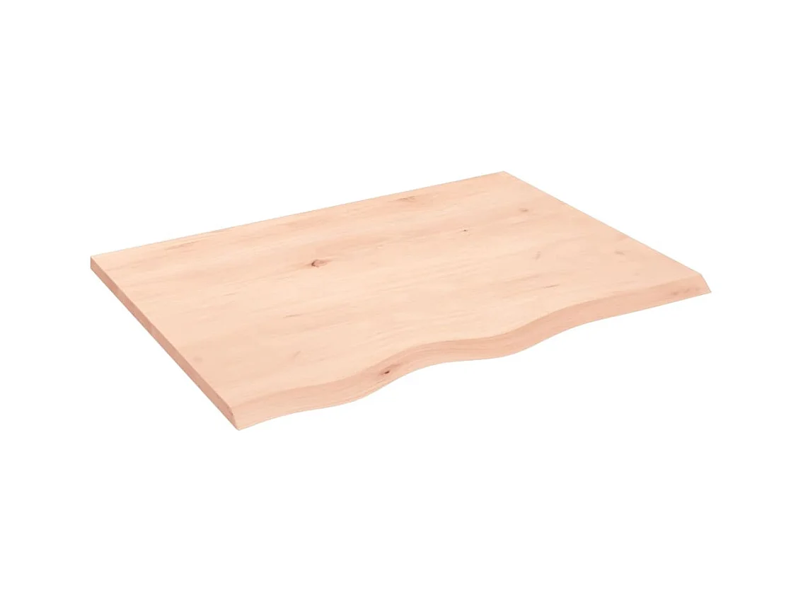 Étagère murale 80x60x2 bois de chêne massif non traité