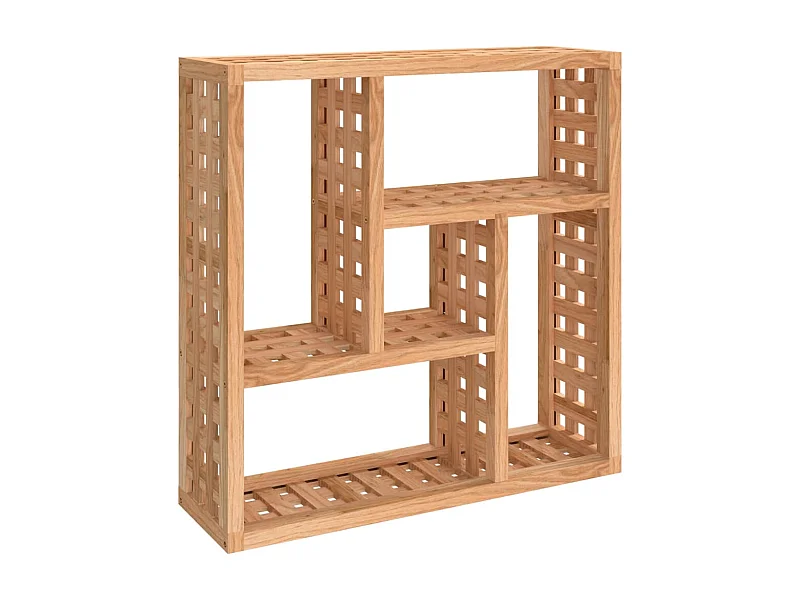 Étagère murale 49x15x49 Bois massif de noyer