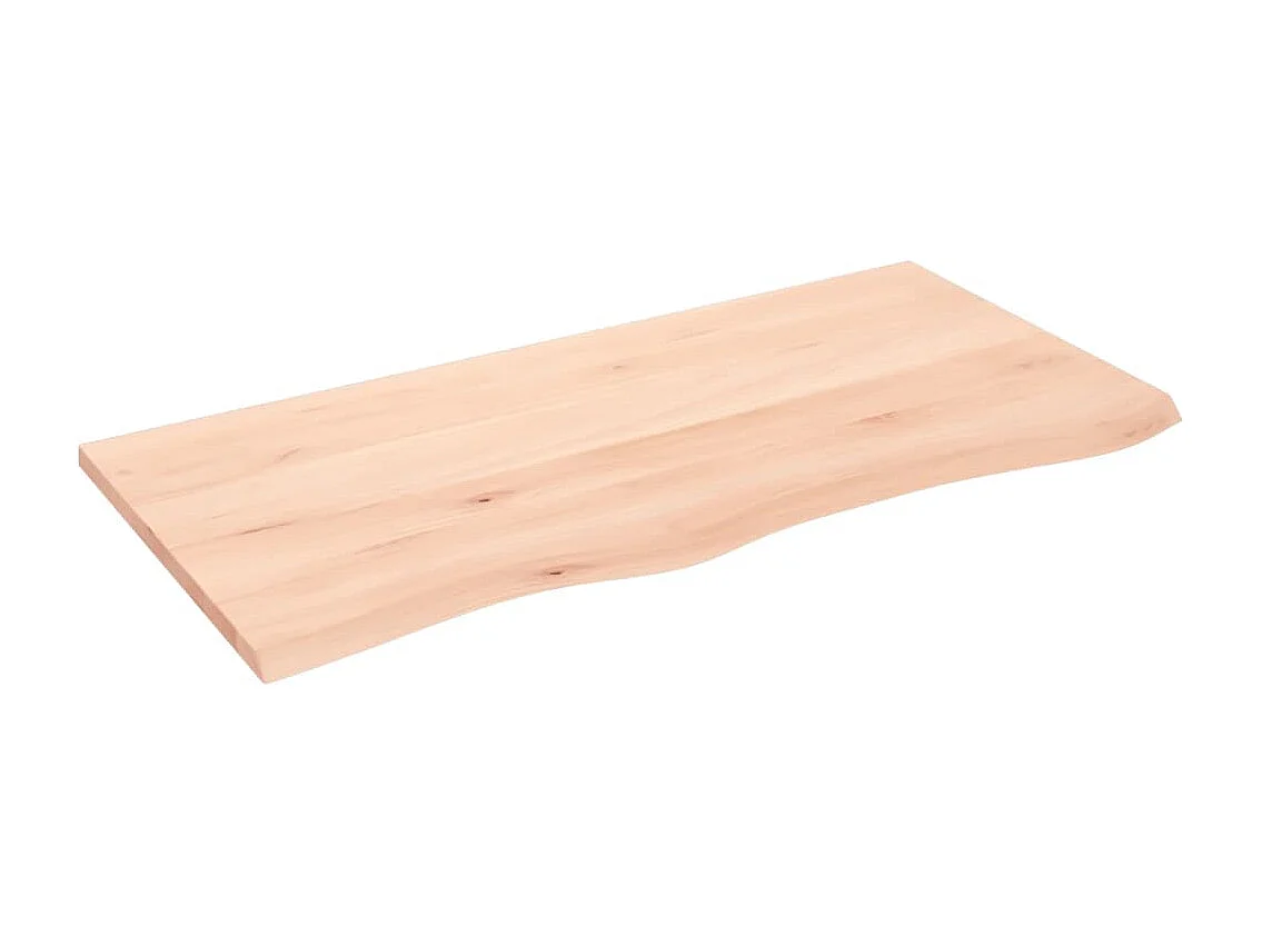 Étagère murale 100x50x2 bois de chêne massif non traité