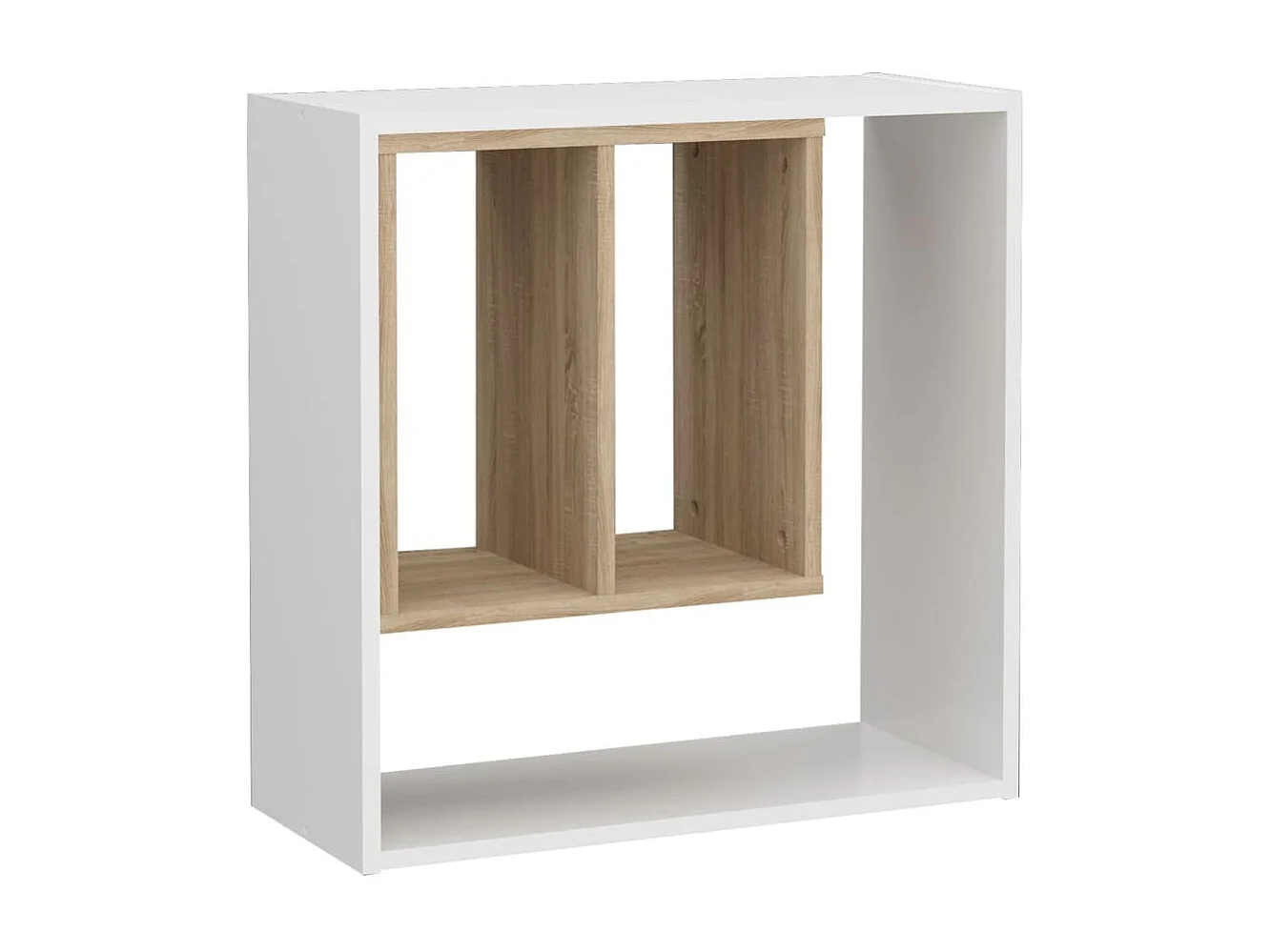 Wandschap met 3 open vakken 58,3x24,4x58,6 cm