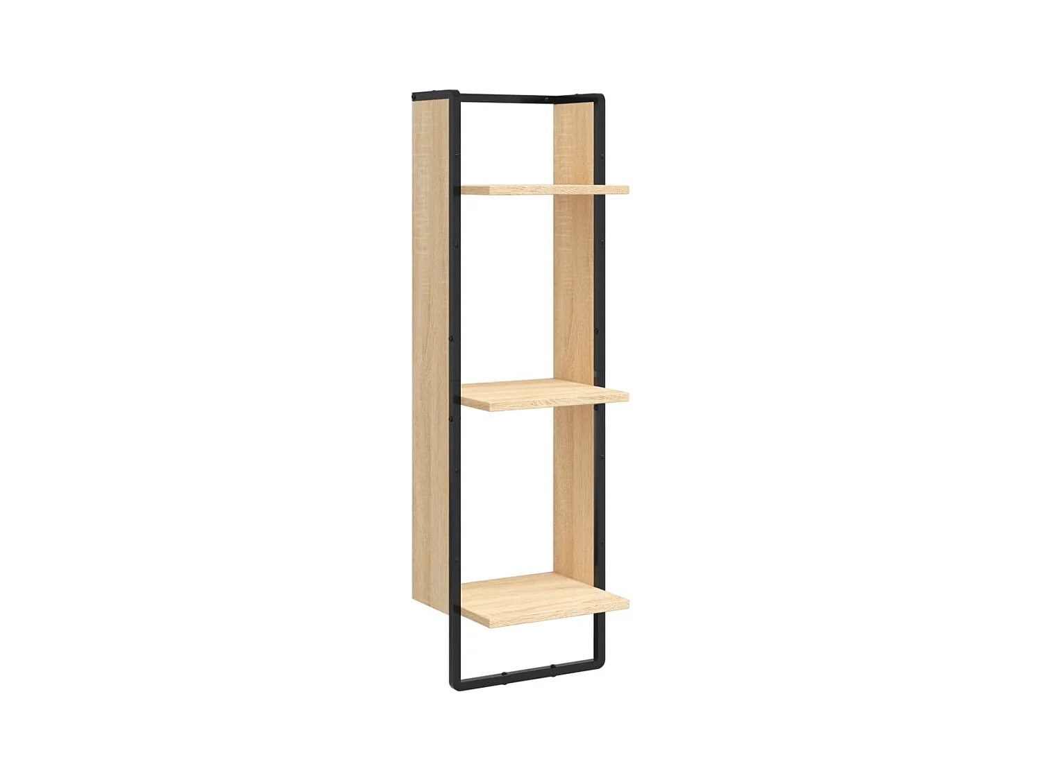 Étagère murale 3 niveaux chêne sonoma 30x25x100