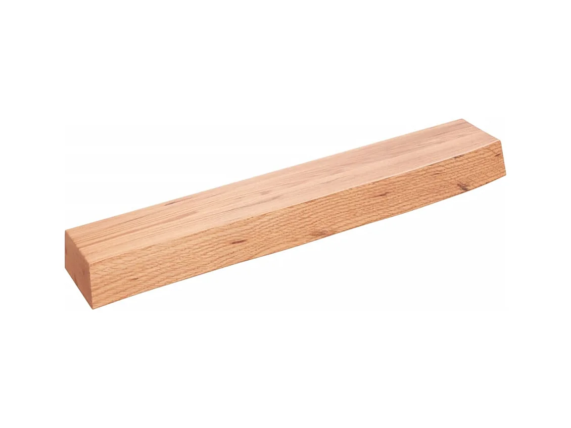 Étagère murale marron clair 60x10x6 bois chêne massif traité