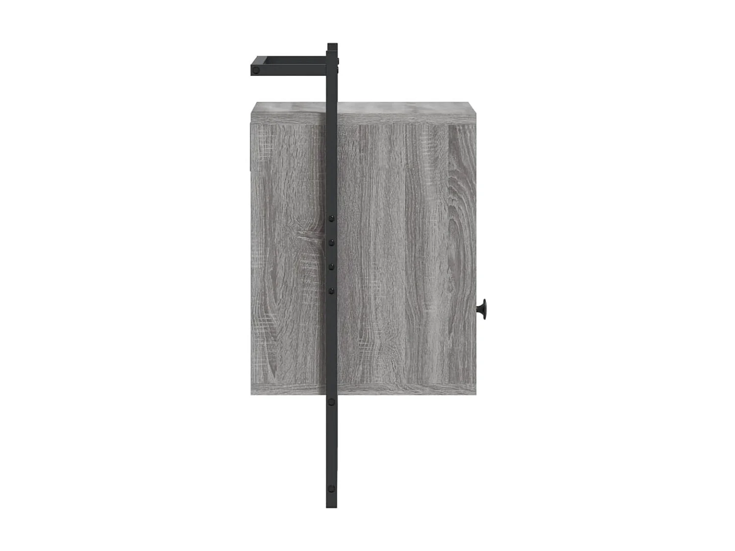 Table de chevet murale 2 pcs sonoma gris 40x30x61