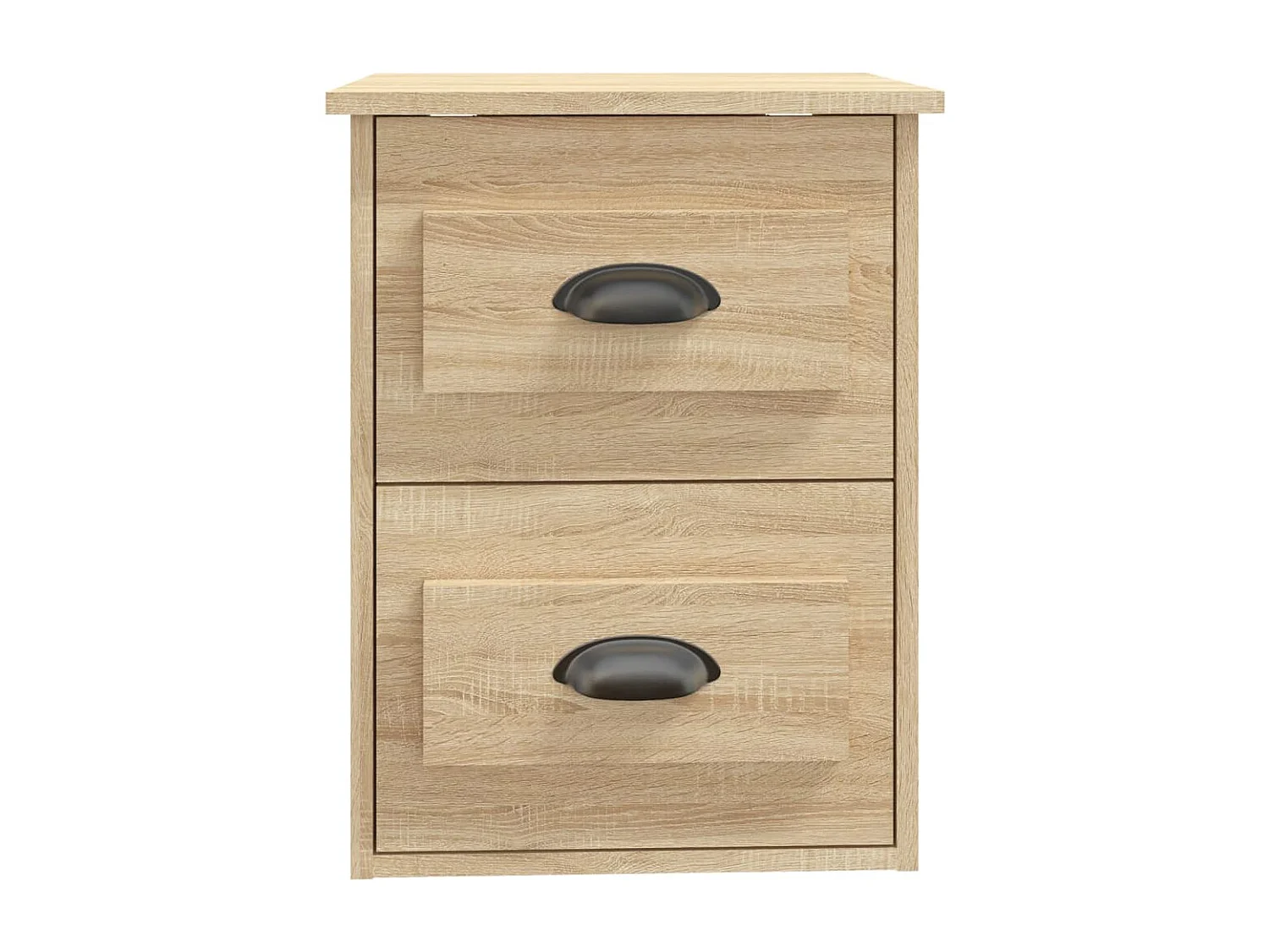 Table de chevet murale chêne sonoma 41,5x36x53