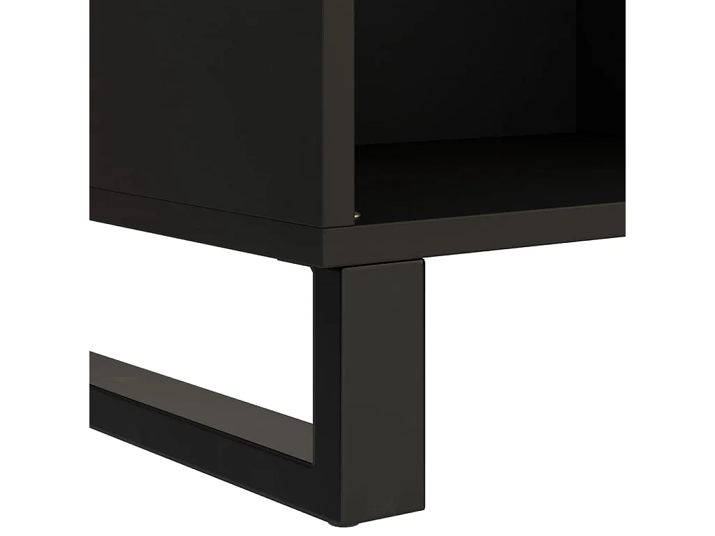 Armoire latérale 85x33x75 bois massif de manguier