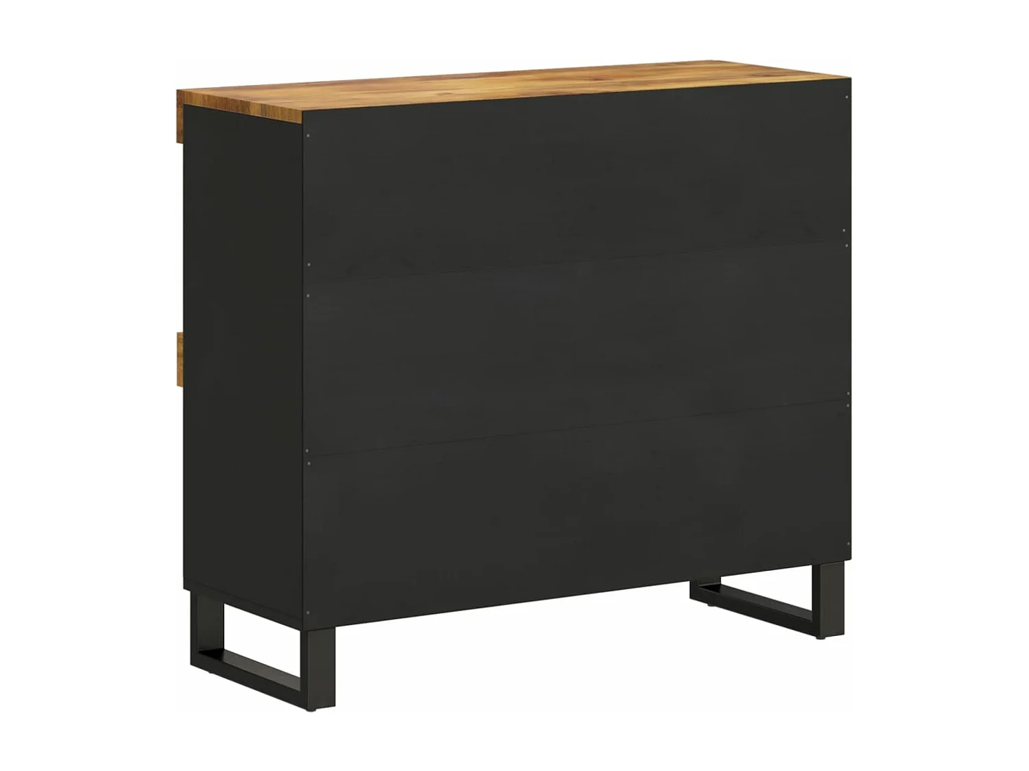 Armoire latérale 85x33x75 bois massif de manguier