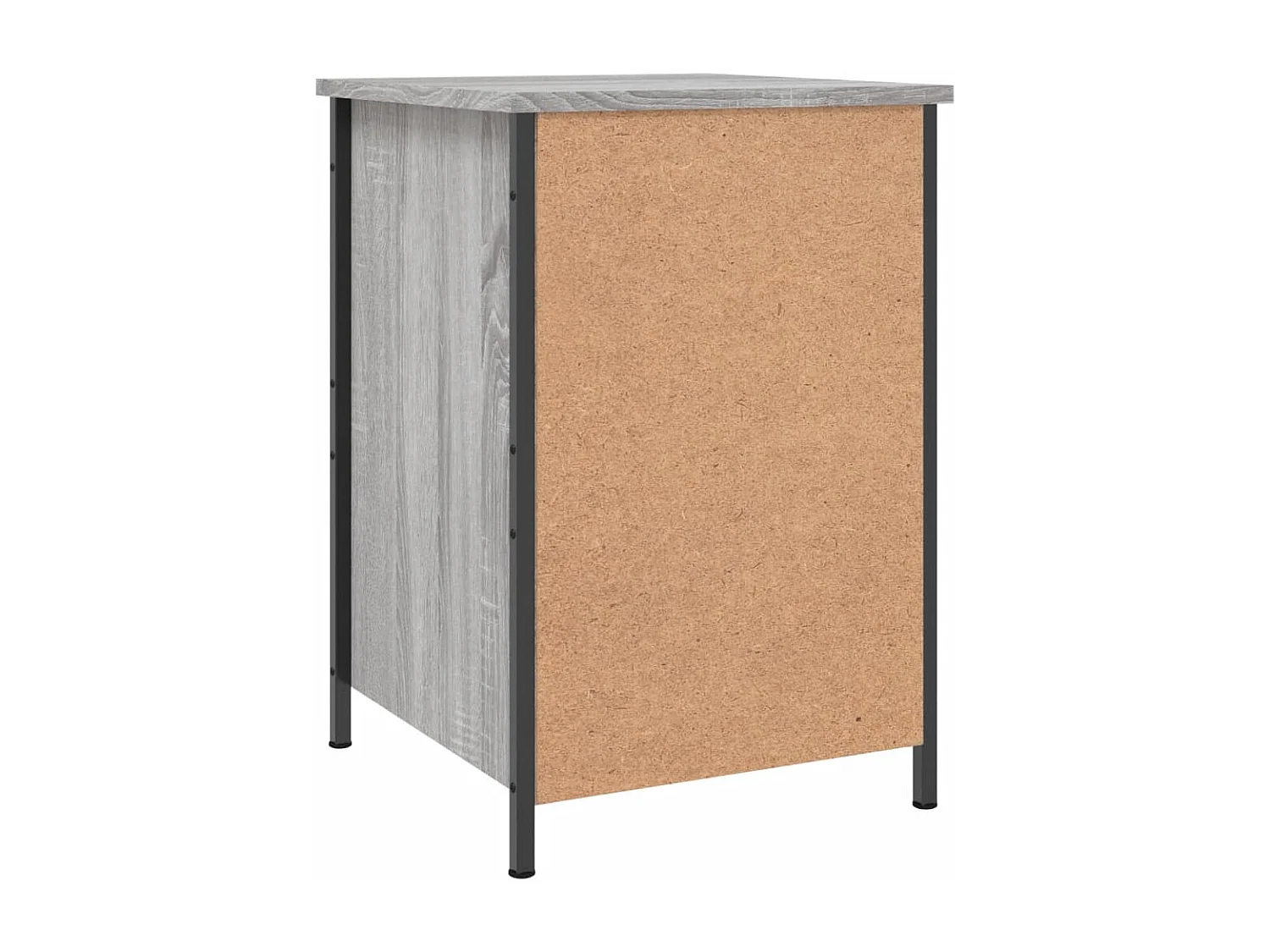 Table de chevet sonoma gris 40x42x60 bois d'ingénierie