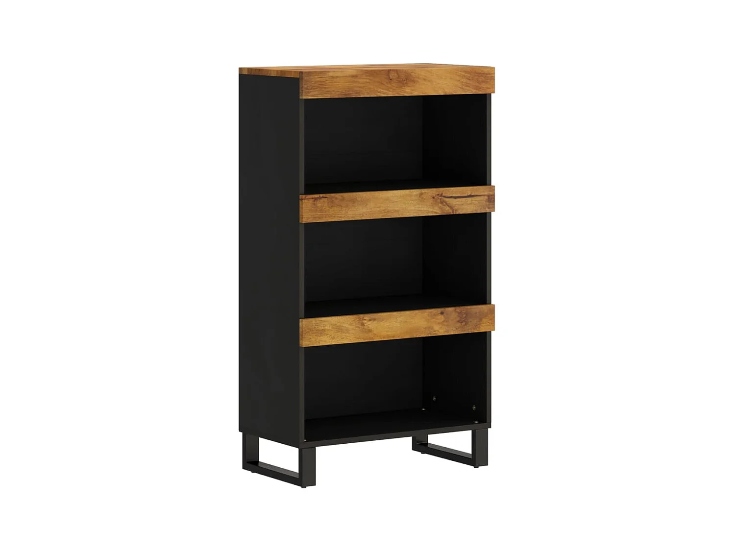 Armoire latérale 60x33x107 bois massif de manguier