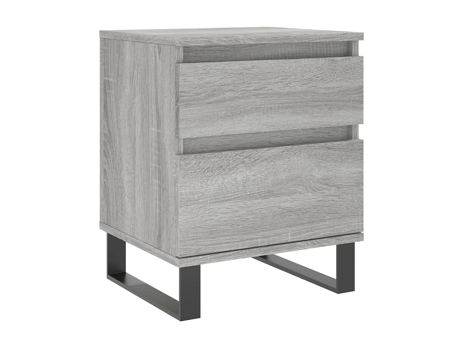 Tables de chevet 2 pcs sonoma gris 40x35x50 bois ingénierie