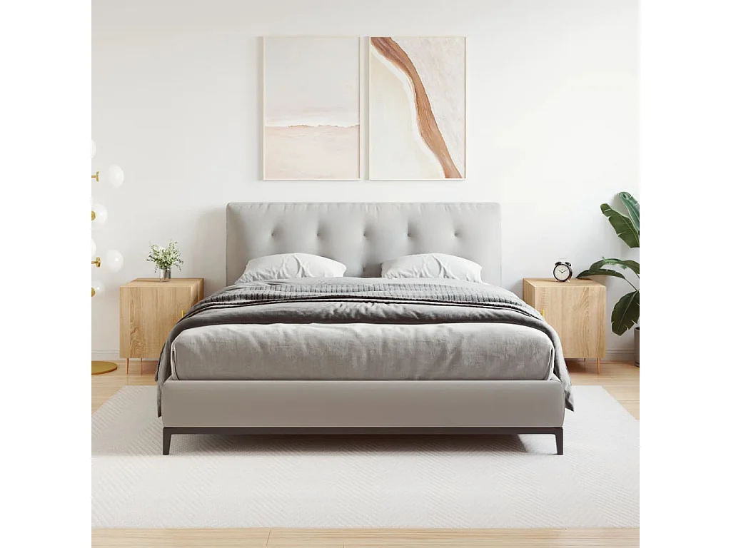 Tables de chevet 2 pcs chêne sonoma 40x40x50 bois ingénierie