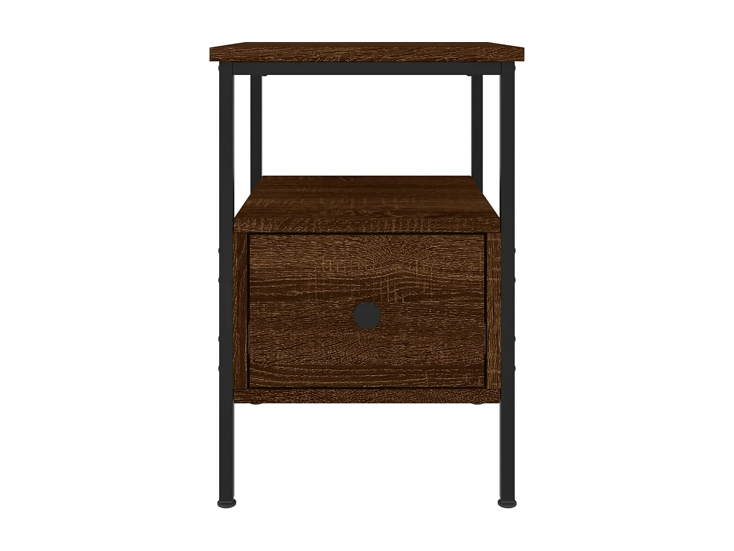 Tables de chevet 2 pcs chêne marron 34x36x50 bois ingénierie