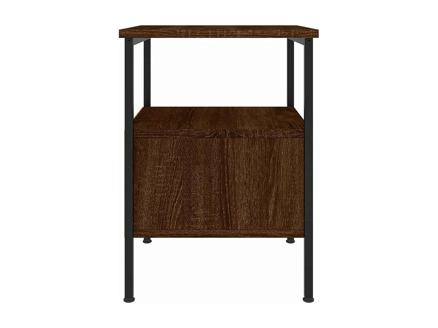 Tables de chevet 2 pcs chêne marron 34x36x50 bois ingénierie