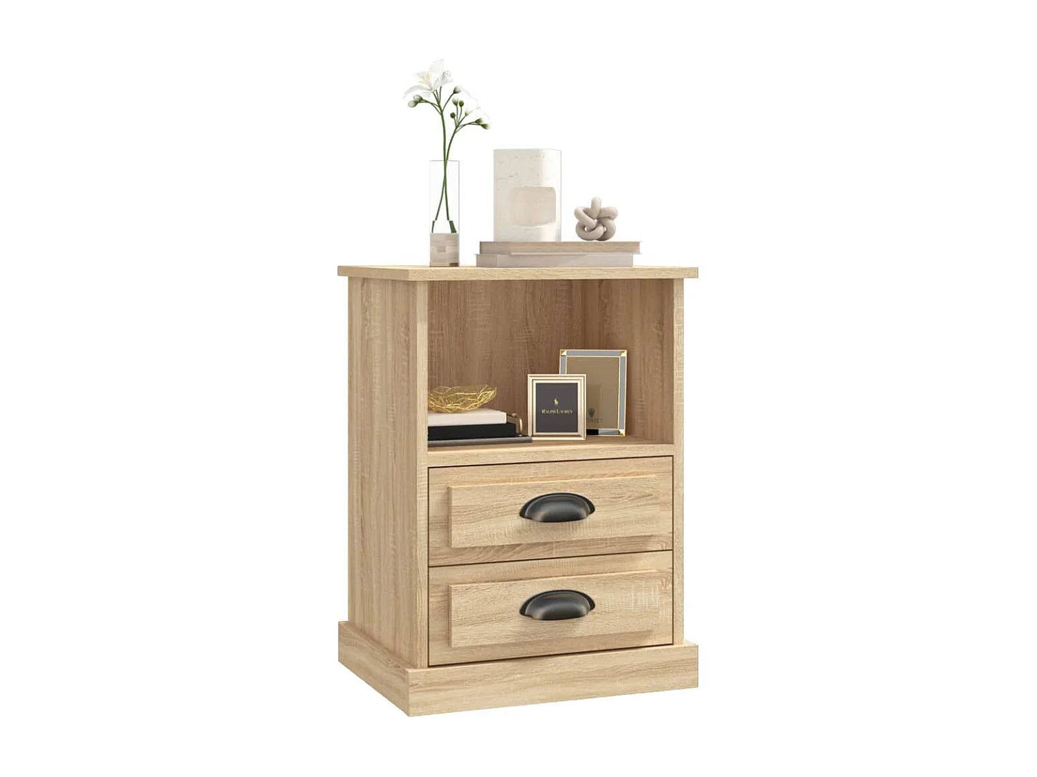 Table de chevet chêne sonoma 43x36x60