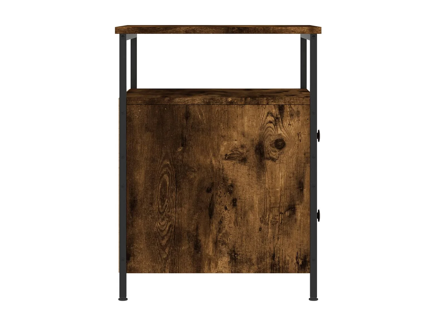 Tables de chevet 2 pcs chêne fumé 44x45x60 bois ingénierie