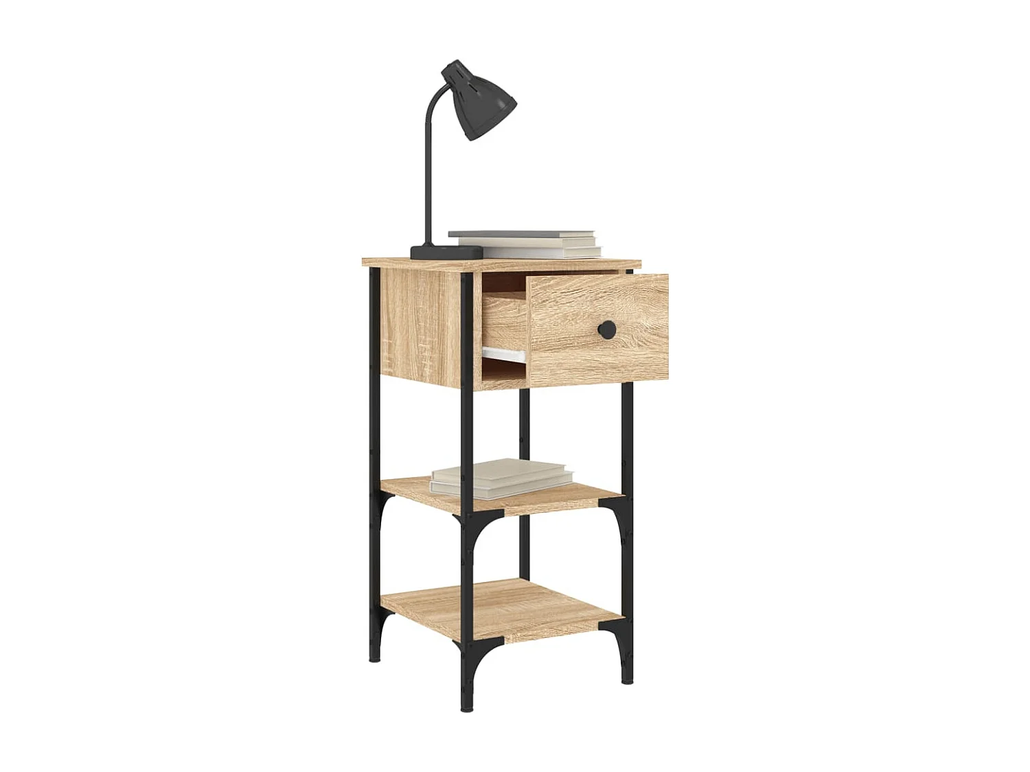 Tables de chevet 2 pcs chêne sonoma 34x36x70 bois ingénierie