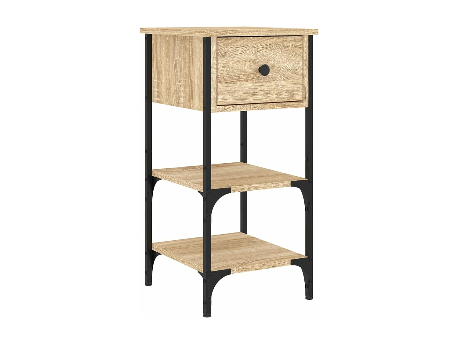 Tables de chevet 2 pcs chêne sonoma 34x36x70 bois ingénierie