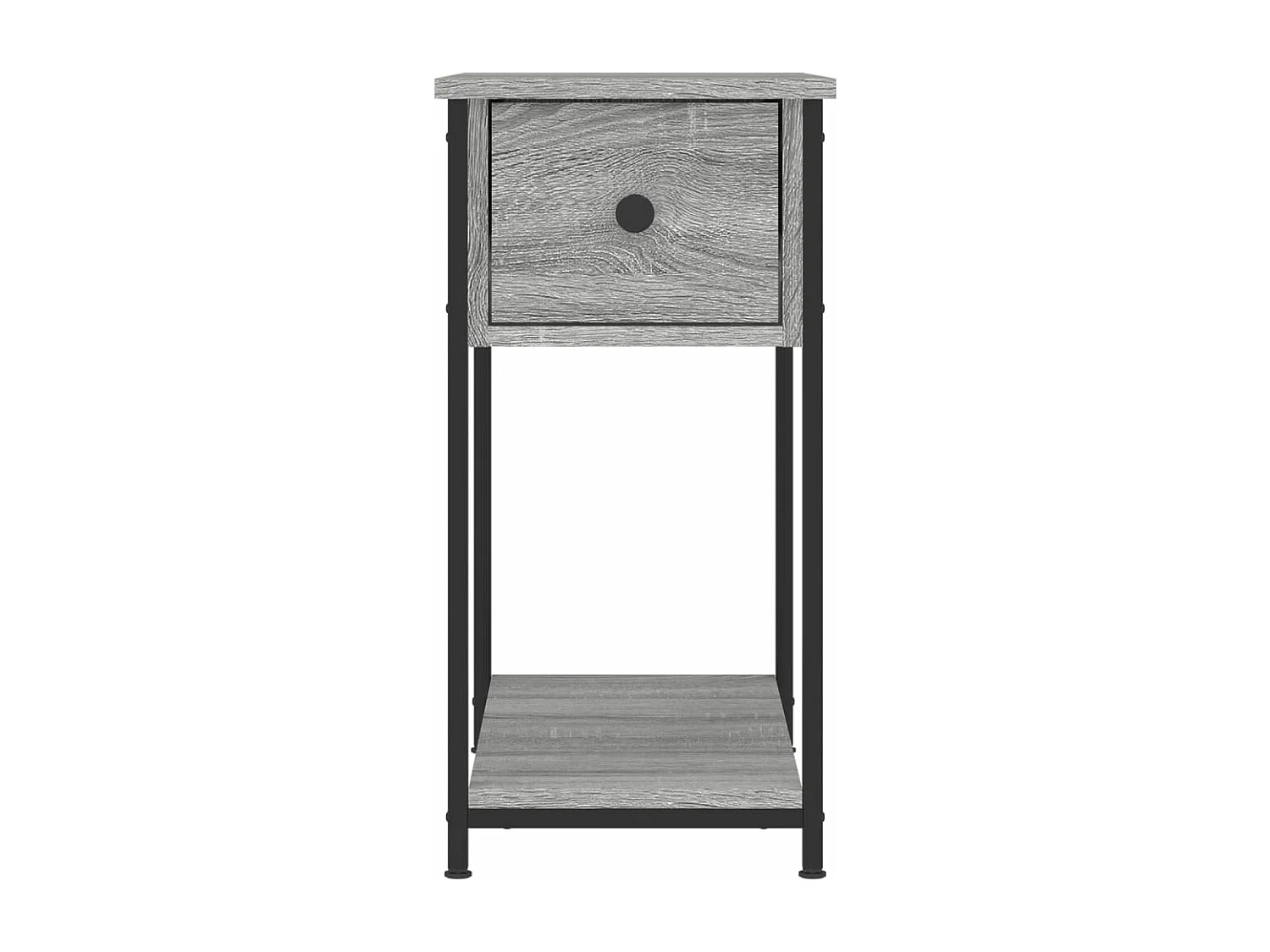 Tables de chevet 2 pcs sonoma gris 30x60x60 bois d'ingénierie