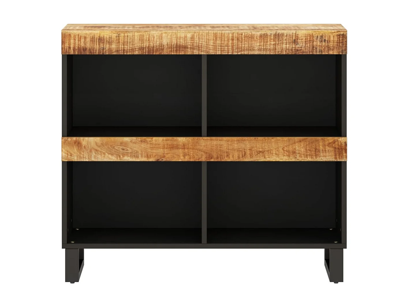 Armoire latérale 85x33x75 bois massif de manguier