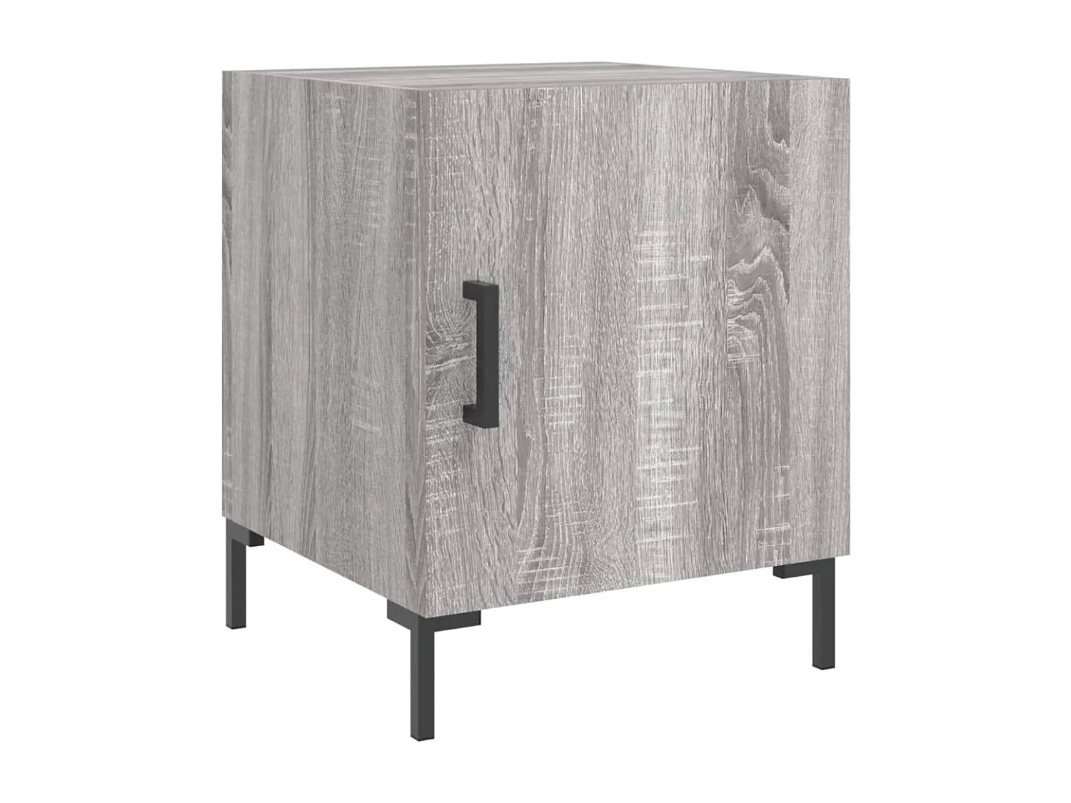 Tables de chevet 2 pcs sonoma gris 40x40x50 bois d'ingénierie