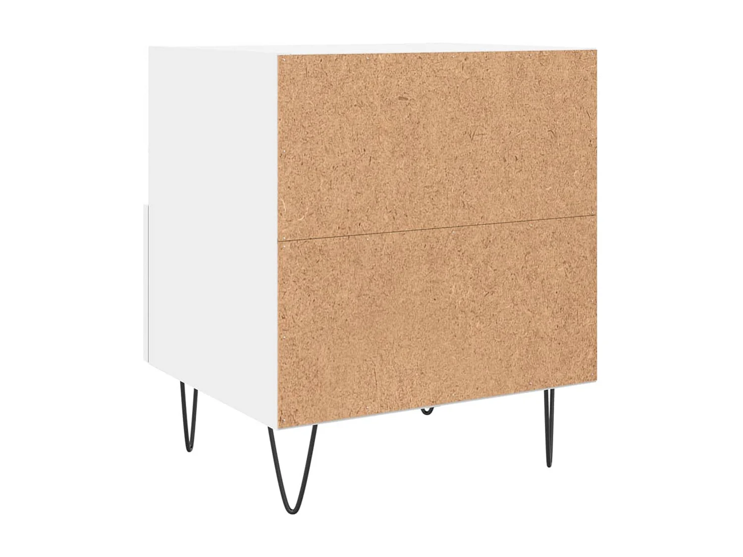 Tables de chevet 2 pcs blanc 40x35x47,5 bois d’ingénierie