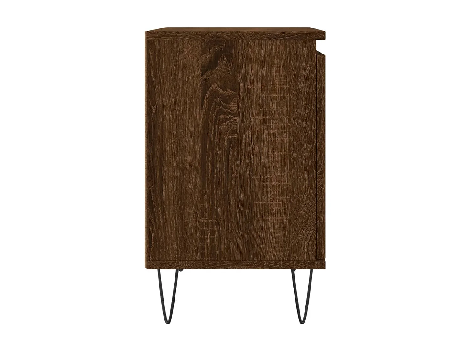 Table de chevet chêne marron 40x30x50 bois d'ingénierie