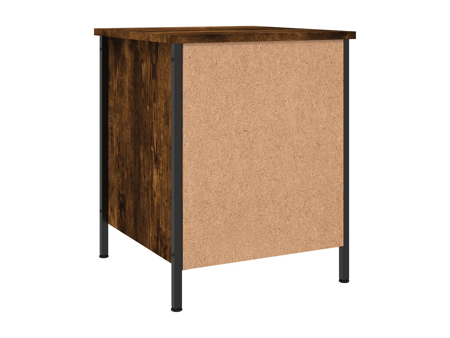 Tables de chevet 2 pcs chêne fumé 40x42x50 bois ingénierie