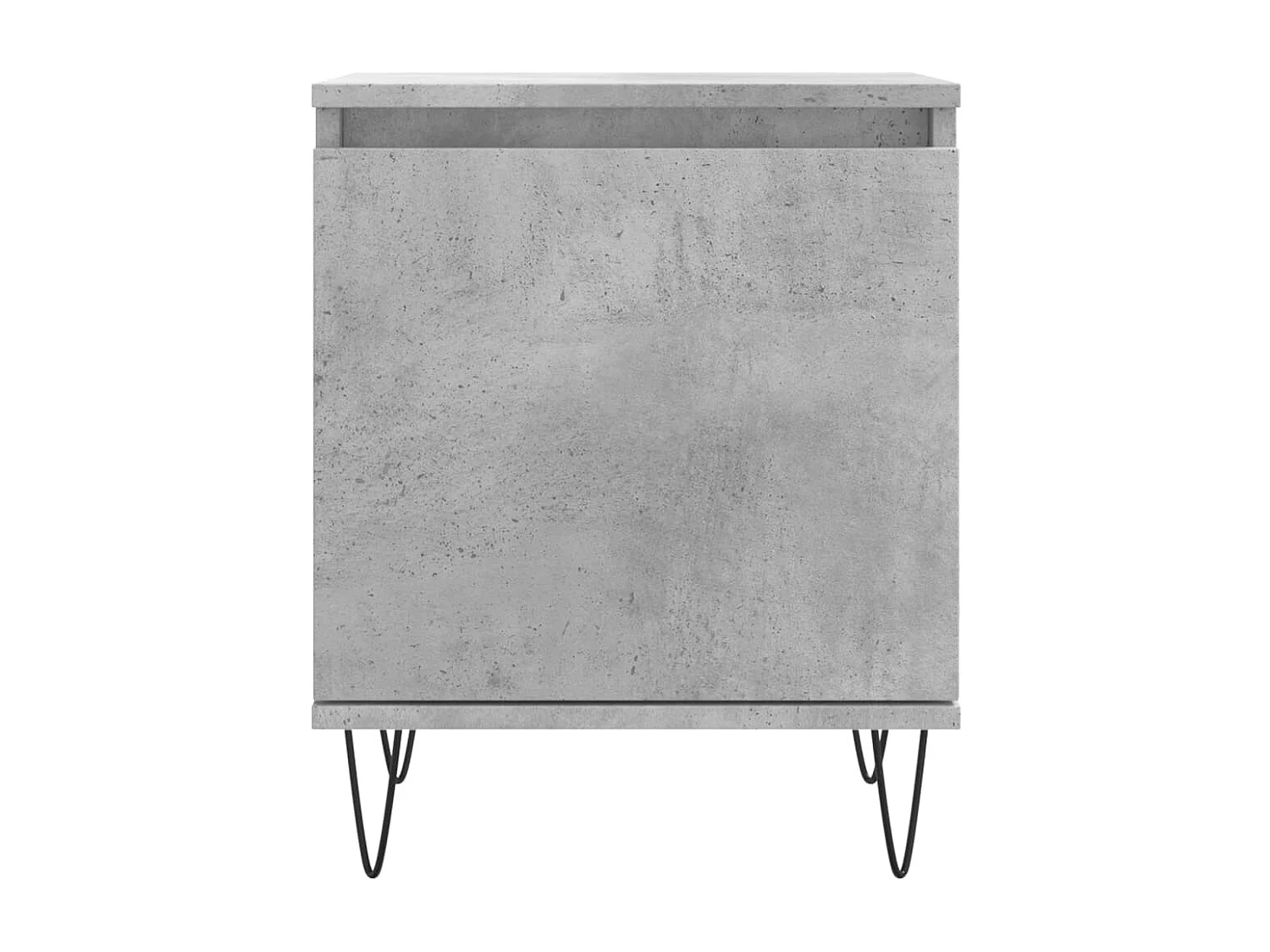 Tables de chevet 2 pcs gris béton 40x30x50 bois d'ingénierie