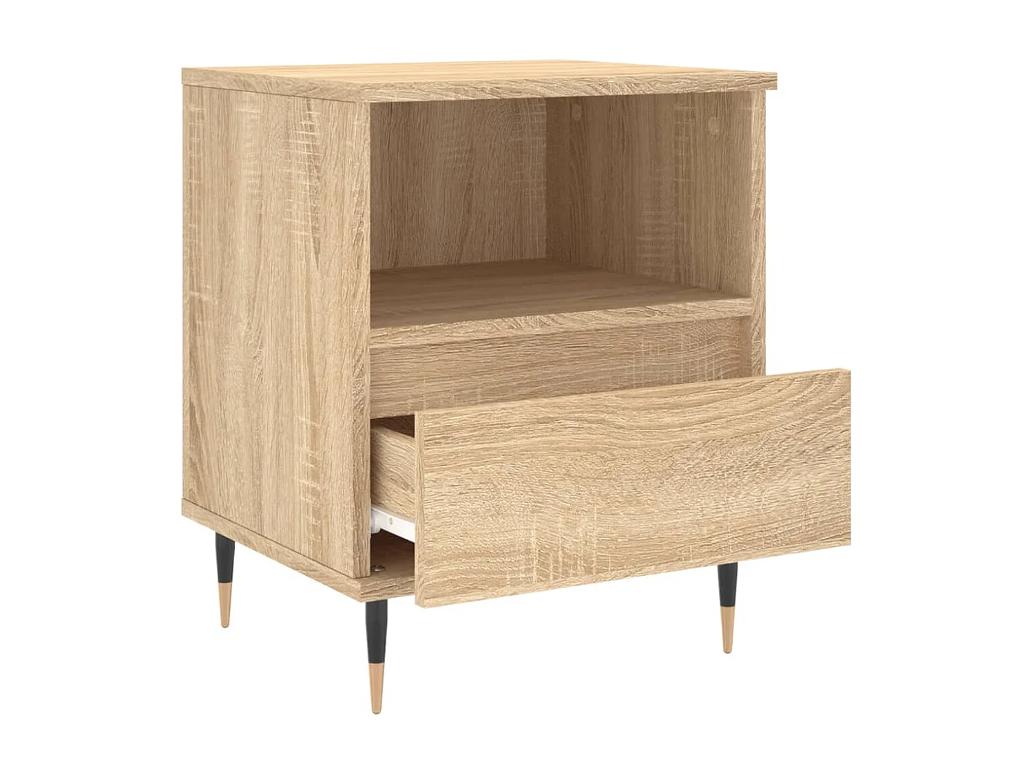 Tables de chevet 2 pcs chêne sonoma 40x35x50 bois ingénierie