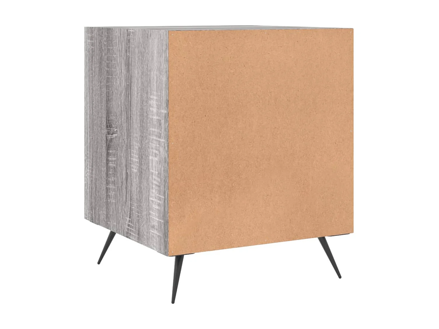 Tables de chevet 2 pcs sonoma gris 40x40x50 bois d'ingénierie