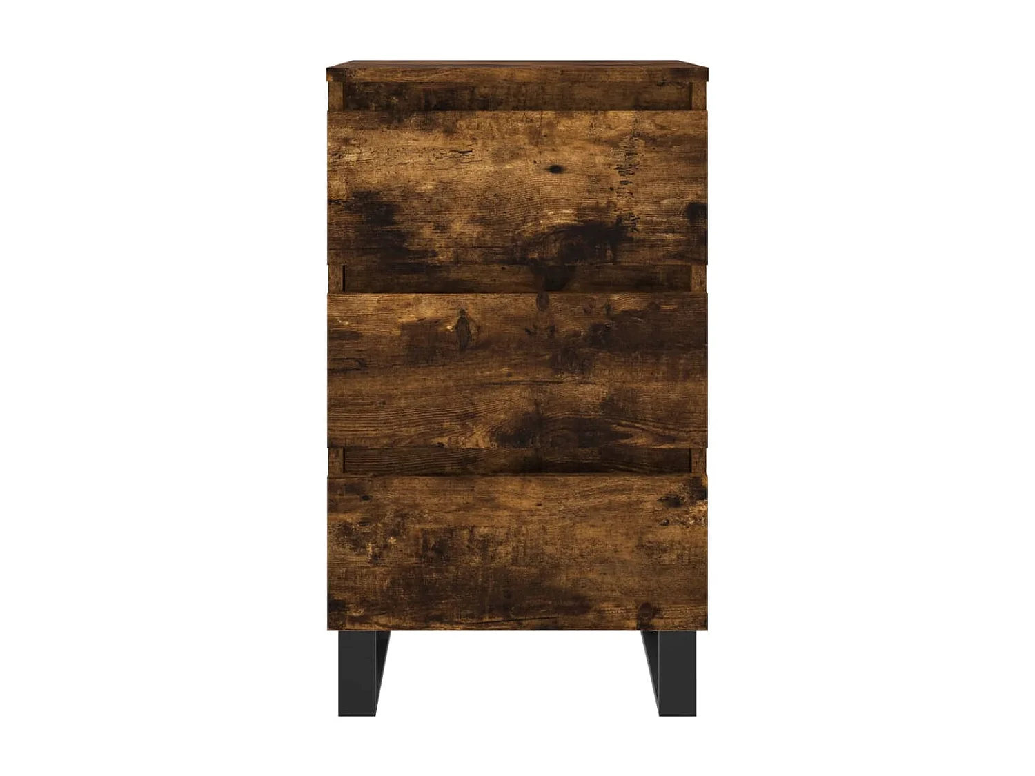 Tables de chevet 2 pcs chêne fumé 40x35x69 bois ingénierie