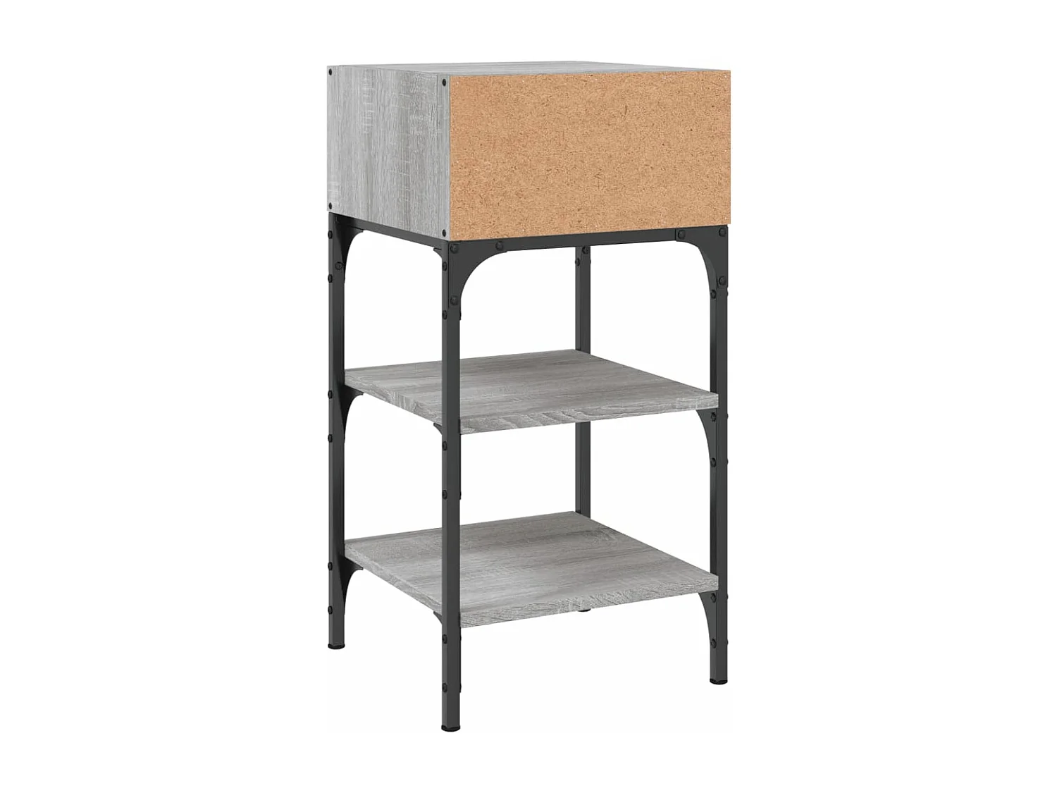 Tables de chevet 2 pcs sonoma gris 35x34,5x70 bois ingénierie