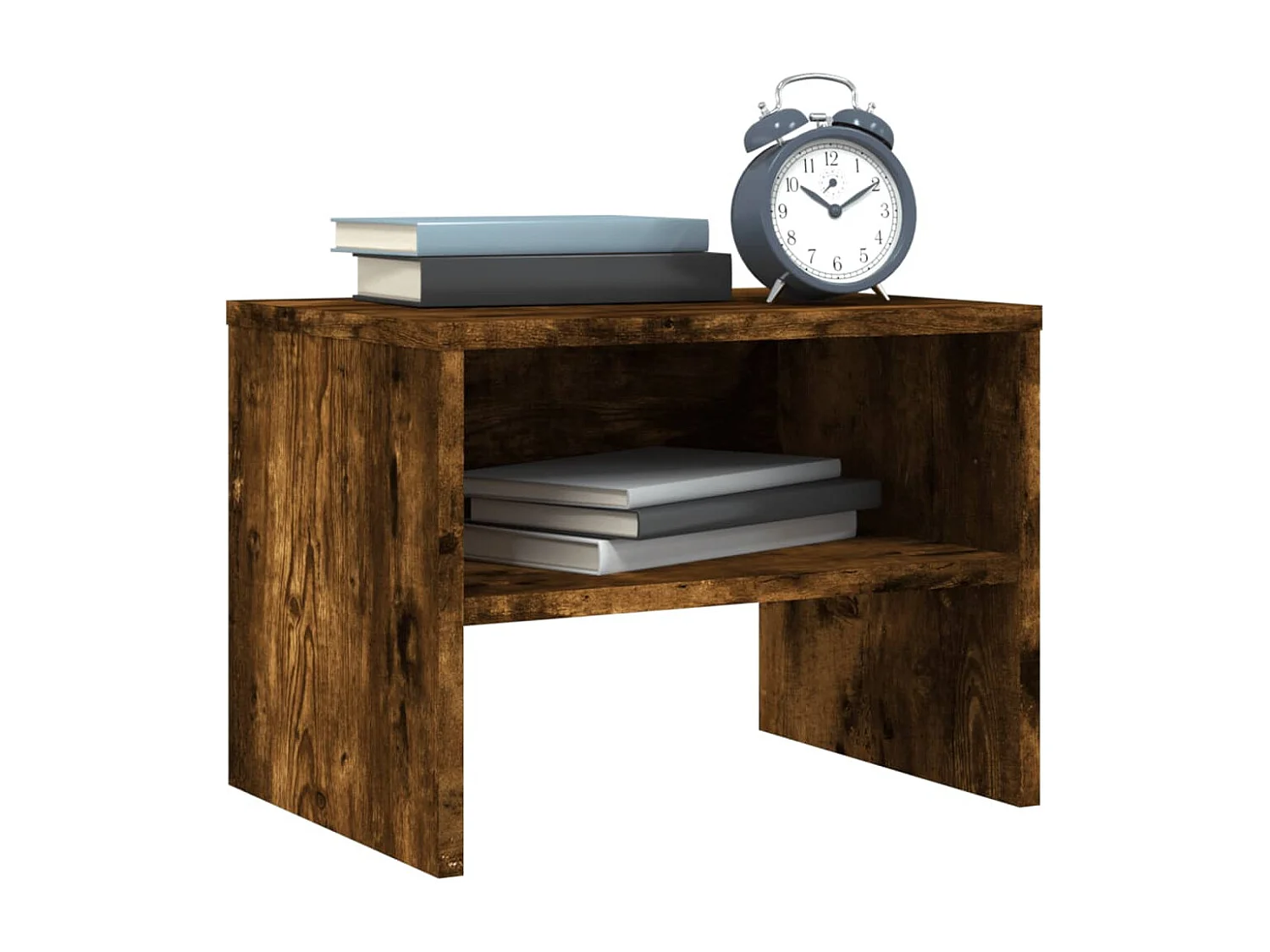 Table de chevet Chêne fumé 40x30x30 Bois d'ingénierie