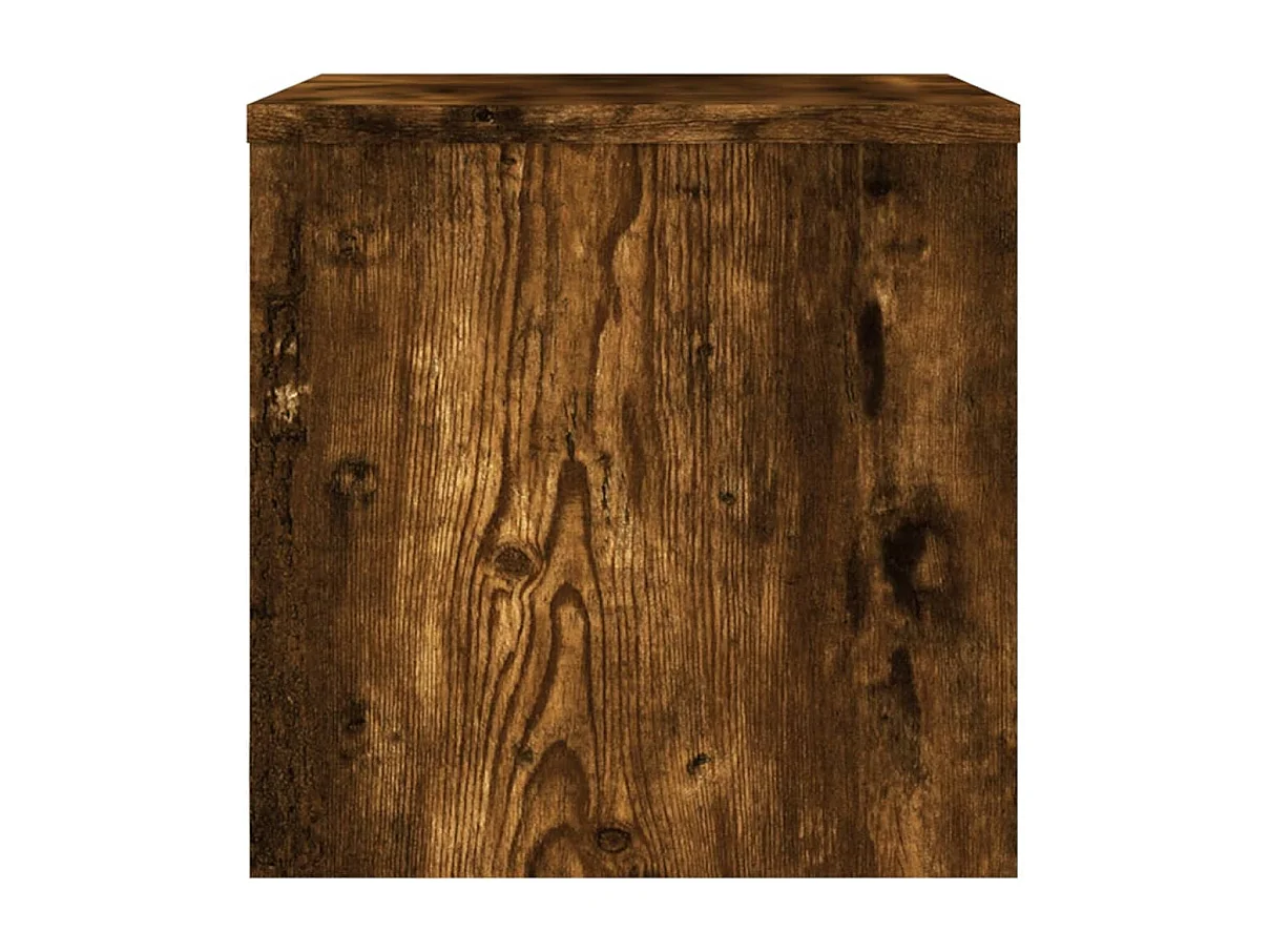 Table de chevet Chêne fumé 40x30x30 Bois d'ingénierie