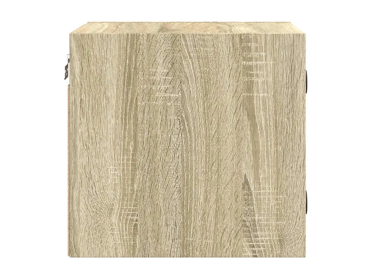 Tables de chevet et portes vitrées 2pcs chêne sonoma 35x37x35