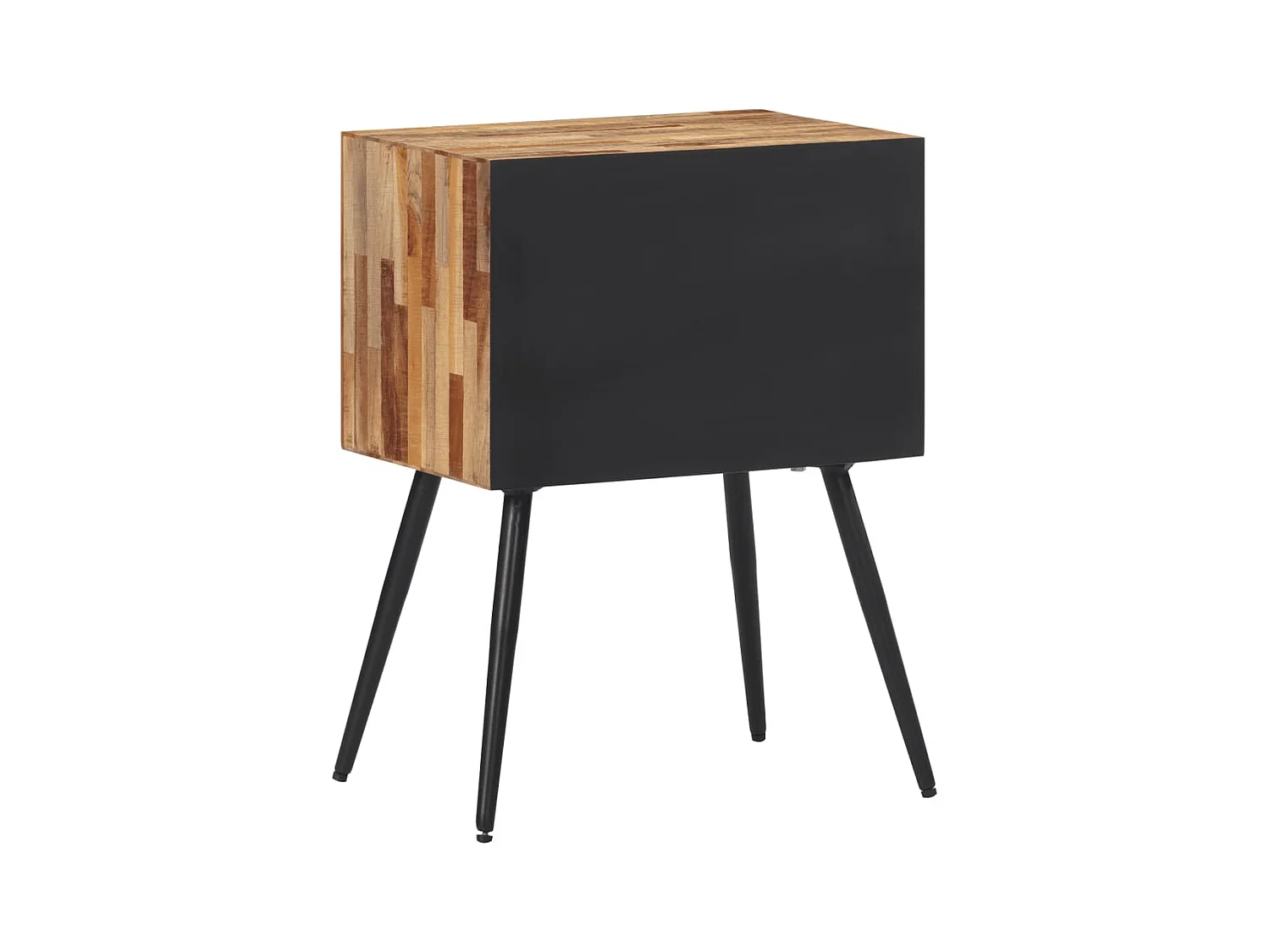 Table de chevet 47x31,5x60 bois massif de teck