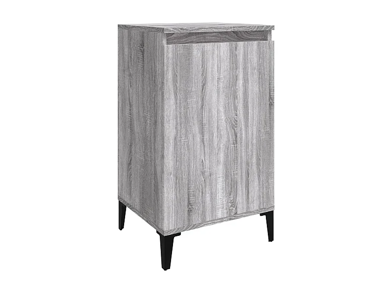 Table de chevet sonoma gris 40x35x70 bois d'ingénierie