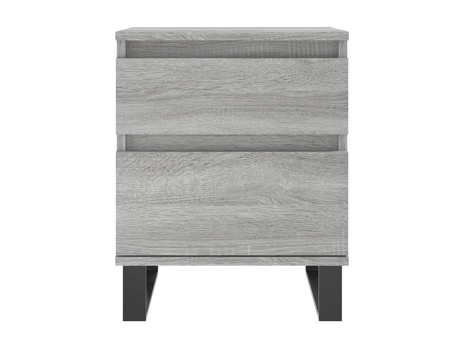 Table de chevet sonoma gris 40x35x50 bois d’ingénierie