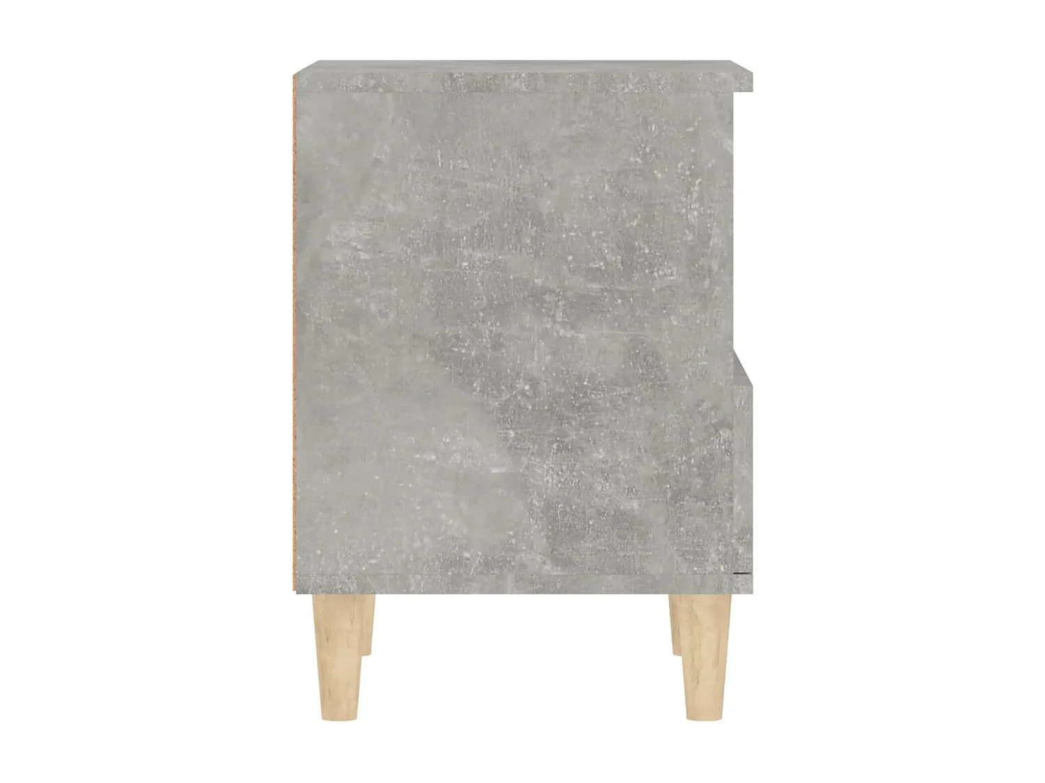 Table de chevet Gris béton 40x35x50