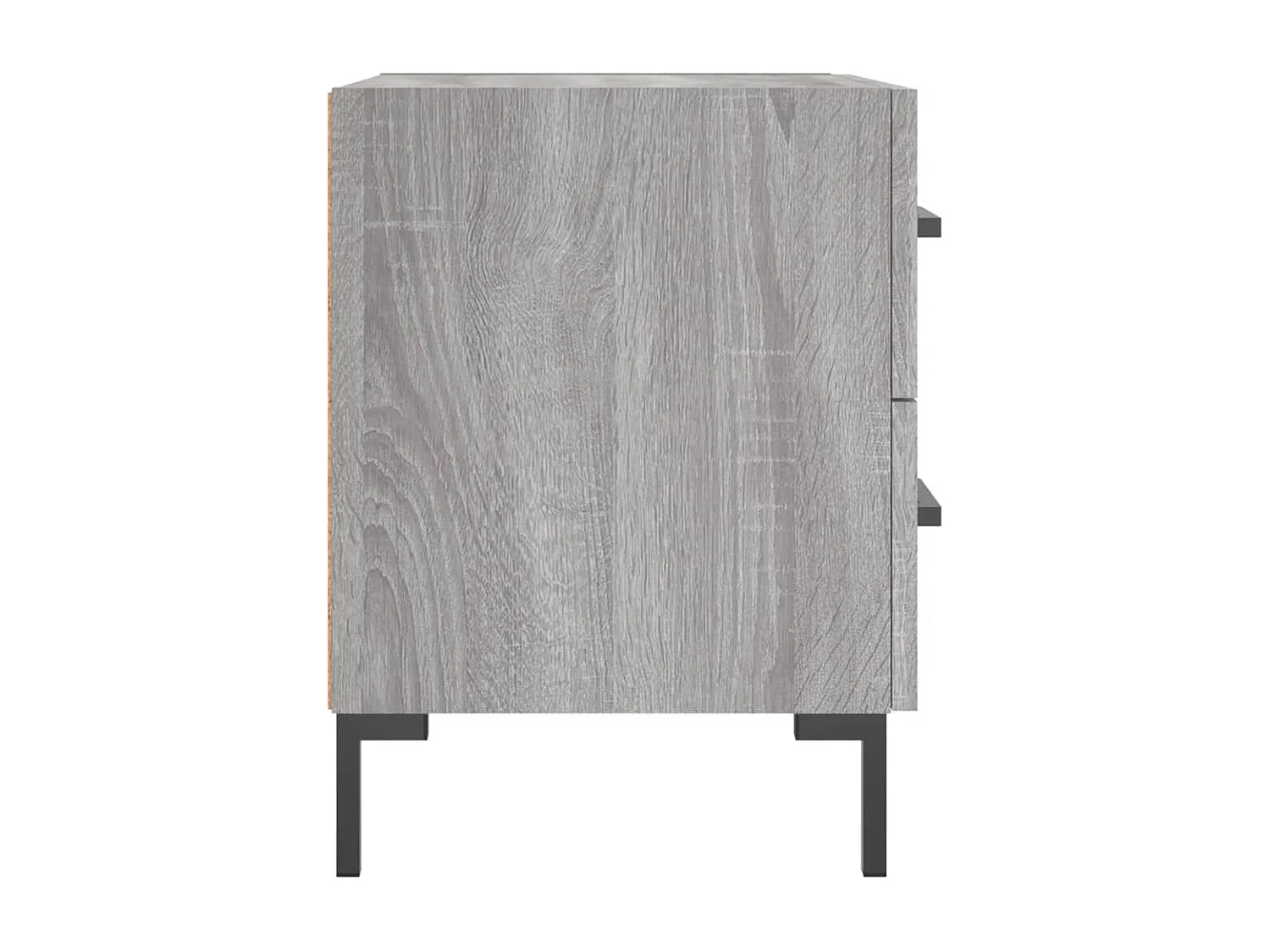 Table de chevet sonoma gris 40x35x47,5 bois d’ingénierie