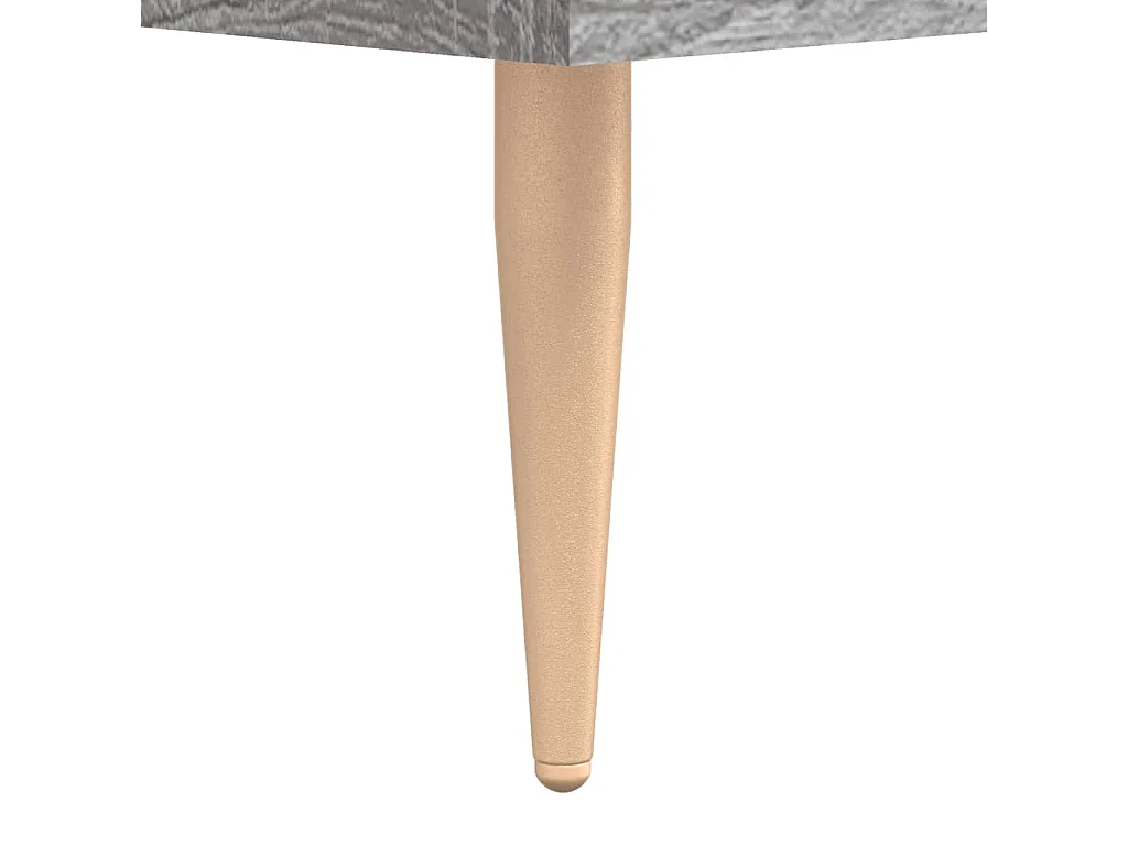 Table de chevet sonoma gris 40x35x47,5 bois d’ingénierie