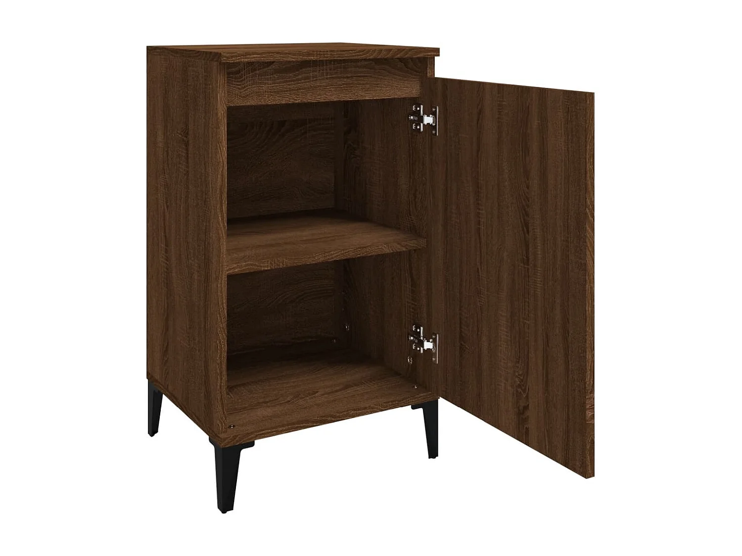 Tables de chevet 2pcs chêne marron 40x35x70 bois d'ingénierie