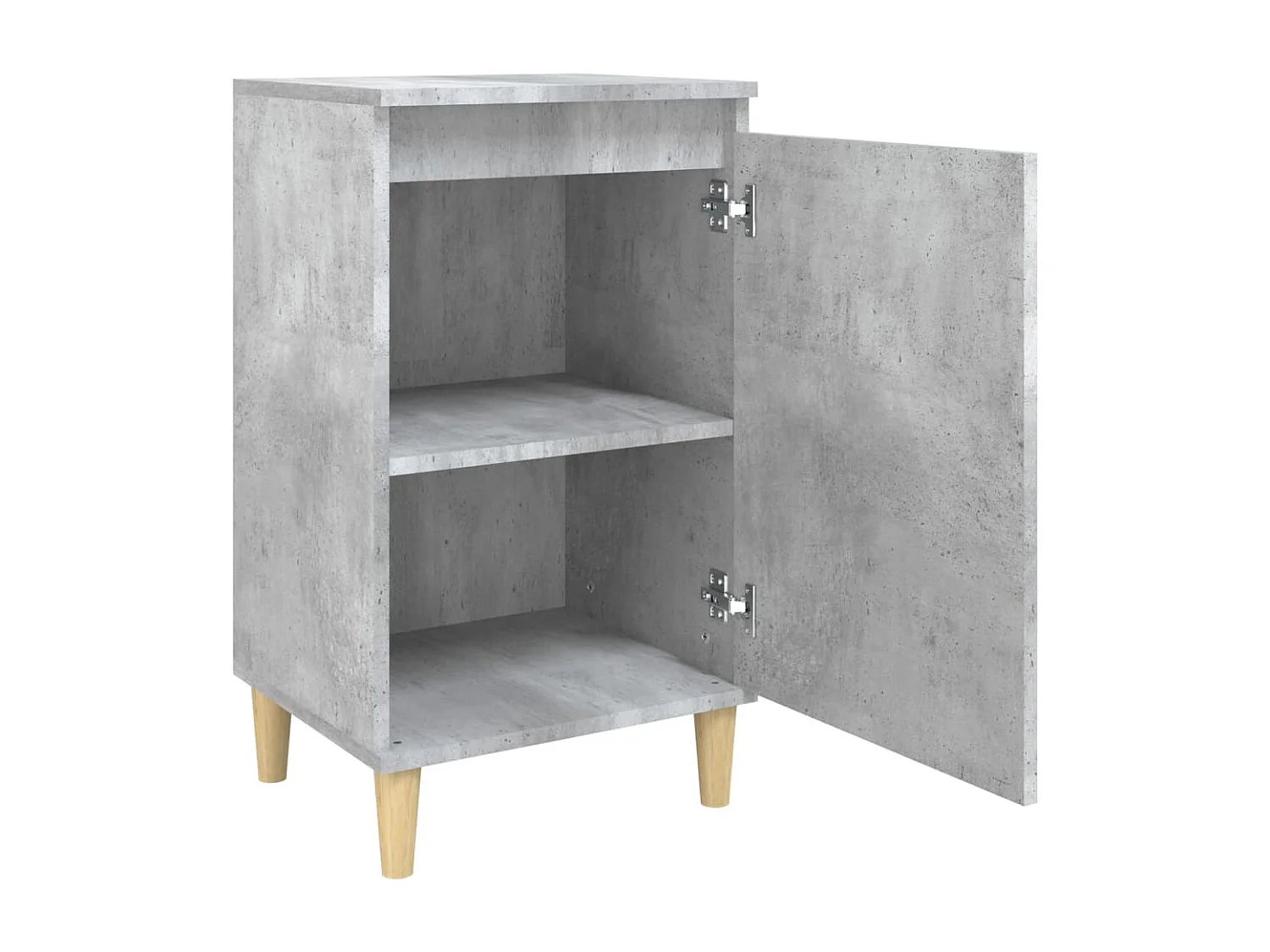 Tables de chevet 2 pcs gris béton 40x35x70 bois d'ingénierie