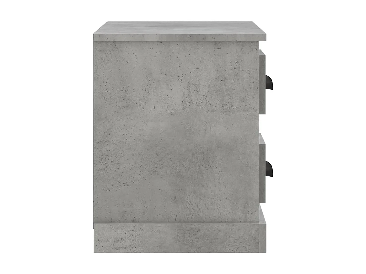 Table de chevet gris béton 60x35,5x45