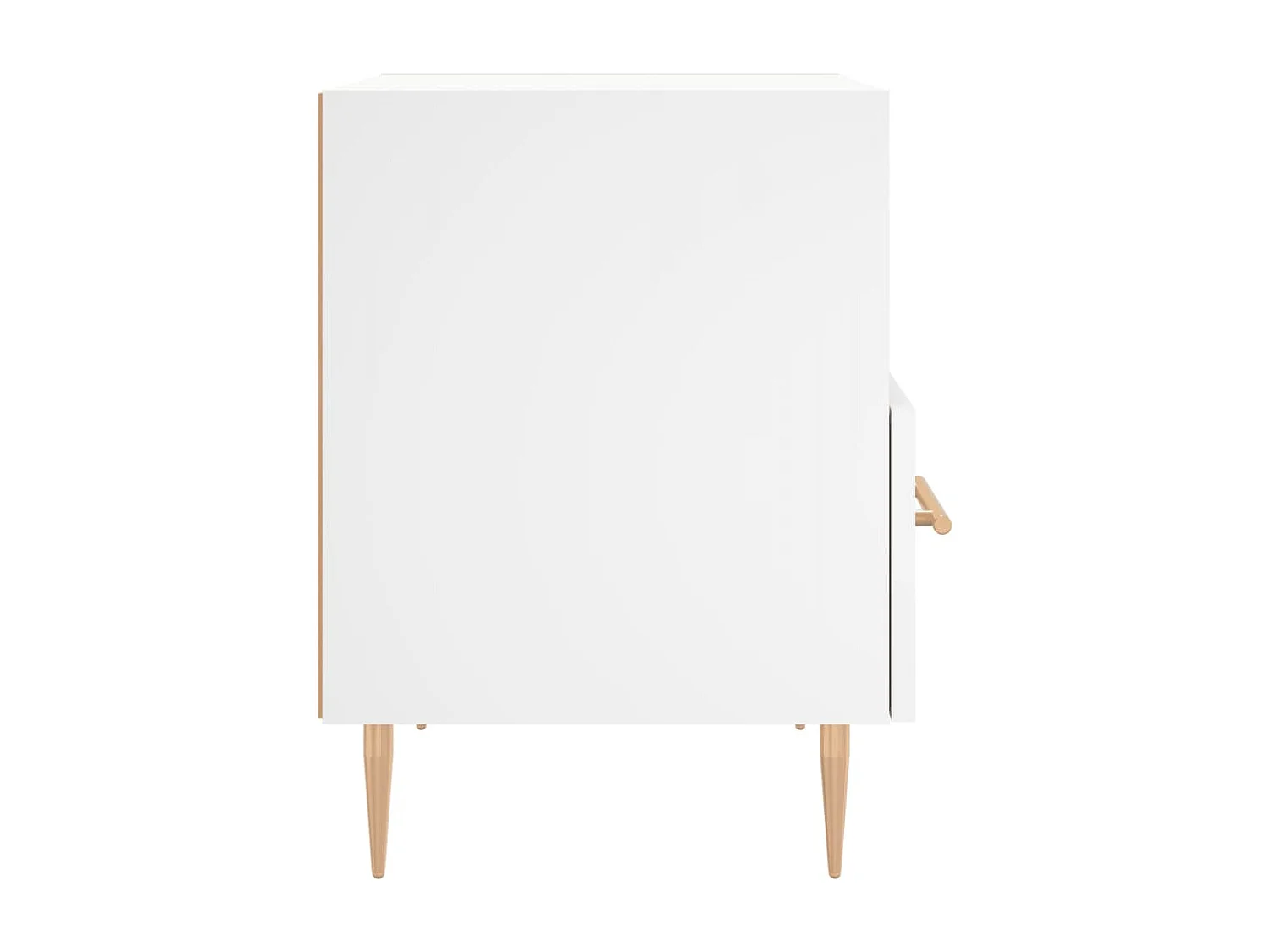 Tables de chevet 2 pcs blanc 40x35x47,5 bois d’ingénierie