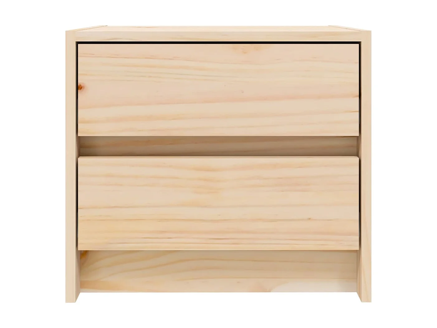 Tables de chevet 2 pcs 40x31x35,5 bois de pin massif
