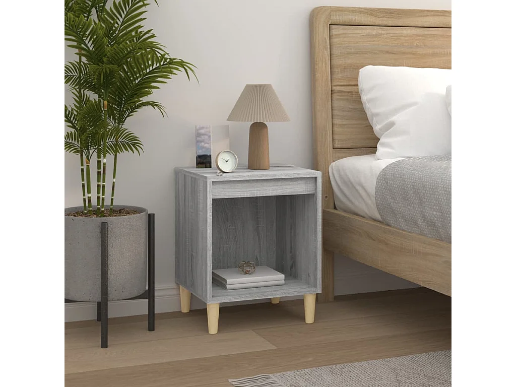 Table de chevet Sonoma gris 40x35x50